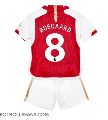 Arsenal Martin Odegaard #8 Replika Hemmatröja Barn 2023-24 Kortärmad (+ Korta byxor)